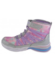 Skechers Παιδικές Μπότες με Φωτάκια Ασημί 302667L-SMLT 2