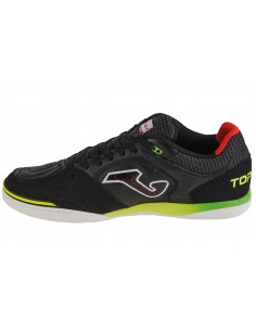 Joma Top Flex IN TOPS2401 Χαμηλά Ποδοσφαιρικά Παπούτσια Σάλας Μαύρα 2