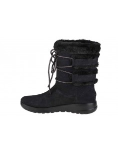 Skechers On The Go Joy Cyclone Suede Γυναικεία Μποτάκια με Γούνα Μαύρα 144020-BBK 2