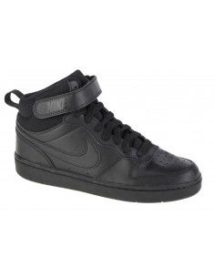 Nike Αθλητικά Παιδικά Παπούτσια Court Borough Mid 2 Gs Μαύρα CD7782-001 2