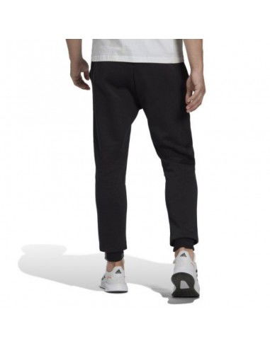 Adidas Feel Cozy Παντελόνι Φόρμας με Λάστιχο Μαύρο HL2236 Adidas Feel Cozy Παντελόνι Φόρμας με Λάστιχο Μαύρο HL2236