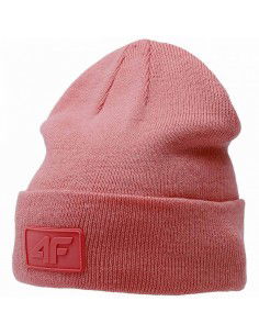 4F Beanie Ανδρικός Σκούφος Πλεκτός σε Πορτοκαλί χρώμα 4FAW23ACAPU319-64S