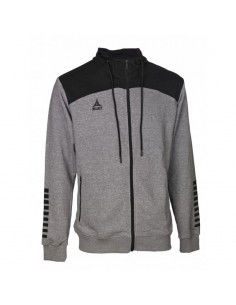 Select Oxford Zip Hoodie U T2601811 greyblack