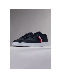 Tommy Hilfiger Supercup Leather Stripes M shoes FM0FM04824 DW5