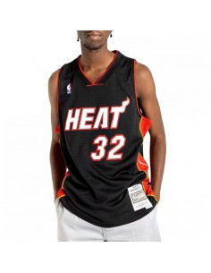 Mitchell Ness NBA Swingman Miami Heat Shaquille ONeal Tshirt M SMJYAC18017MHEBLCK05SON