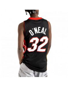 Mitchell Ness NBA Swingman Miami Heat Shaquille ONeal Tshirt M SMJYAC18017MHEBLCK05SON 2