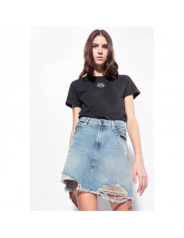 Pinko Logo Bussolotto Tshirt W 100355A0KO Pinko Logo Bussolotto Tshirt W 100355A0KO
