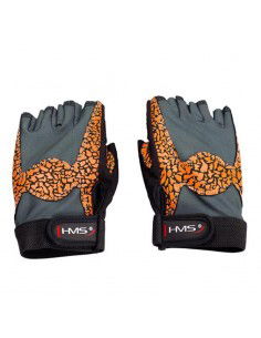 Gloves for the gym Oragne Gray W HMS RST03 rL