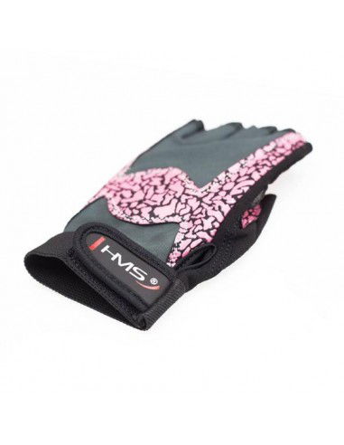 Gloves for the gym Pink Gray W HMS RST03 rM Gloves for the gym Pink Gray W HMS RST03 rM