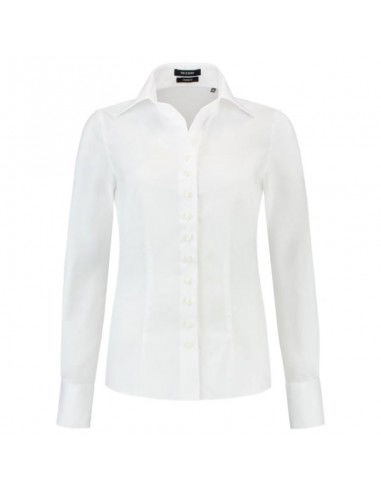 Malfini Fitted Blouse W MLIT22T0 white Malfini Fitted Blouse W MLIT22T0 white