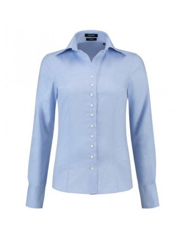 Malfini Fitted Blouse W MLIT22TC blue Malfini Fitted Blouse W MLIT22TC blue