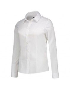 Malfini Fitted Stretch Blouse W MLIT24T0 white
