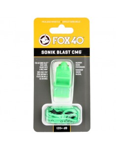 Sonik Blast CMG whistle green string