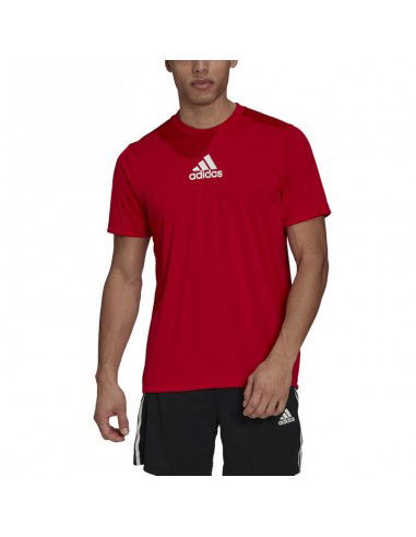 adidas Primeblue Designed To Move Sport 3Stripes Tee M GM4318 adidas Primeblue Designed To Move Sport 3Stripes Tee M GM4318