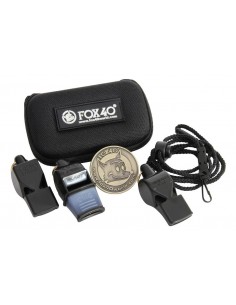 Fox 40 referee set 3 whistles case