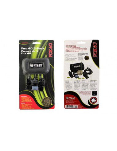 Fox 40 referee set 3 whistles case Fox 40 referee set 3 whistles case