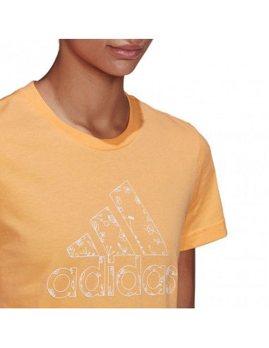 Adidas Outlined Floral Graphic TShirt W GL1030 Adidas Outlined Floral Graphic TShirt W GL1030