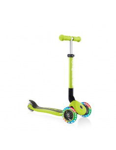 3wheel scooter Globber Foldable Lights Lime Green Jr 437106 2