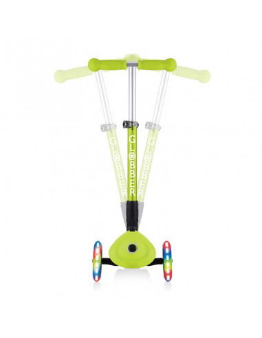 3wheel scooter Globber Foldable Lights Lime Green Jr 437106 3wheel scooter Globber Foldable Lights Lime Green Jr 437106