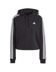 adidas Essentials 3Stripes French Terry Crop Hoodie W IC8767