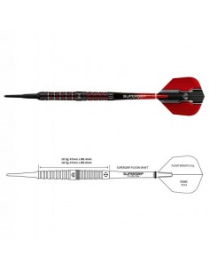 Harrows Wolfram Infinity 97 Softip HSTNK000013388 Darts 2