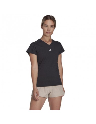 adidas Aeroready Train Essentials Minimal Branding VNeck Tee W HN5543 adidas Aeroready Train Essentials Minimal Branding VNeck Tee W HN5543