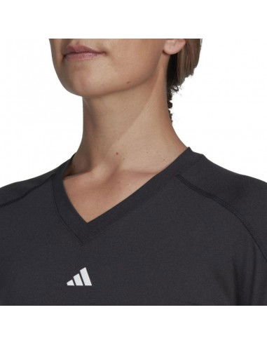 adidas Aeroready Train Essentials Minimal Branding VNeck Tee W HN5543 adidas Aeroready Train Essentials Minimal Branding VNeck Tee W HN5543