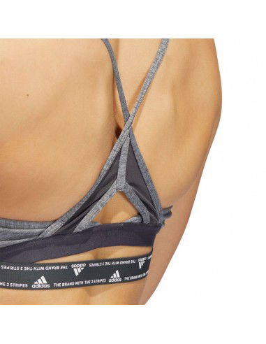adidas Aeroreact Training LightSupport 3Stripes Bra W HC7870 sports bra adidas Aeroreact Training LightSupport 3Stripes Bra W HC7870 sports bra