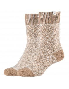 Skechers 2PPK Wm Casual Cozy Jacquard Socks SK410471202