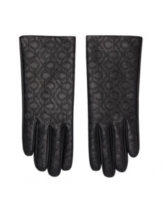 Calvin Klein Relock Debossed Leather Gloves W K60K609975