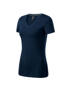Malfini Action Vneck Tshirt W MLI70102 navy blue
