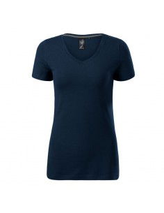 Malfini Action Vneck Tshirt W MLI70102 navy blue 2
