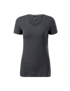 Malfini Action Vneck Tshirt W MLI70183 light anthracite 2