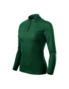 Malfini Pique Polo LS W polo shirt MLI231D3 dark green