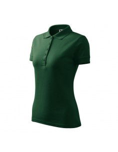 Malfini Pique Polo W MLI210D3 dark green polo shirt