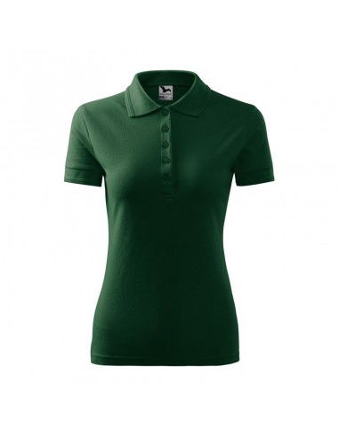 Malfini Pique Polo W MLI210D3 dark green polo shirt Malfini Pique Polo W MLI210D3 dark green polo shirt