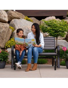 Lifetime 60276 rocking bench 2