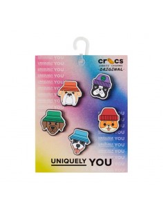 Crocs Jibbitz Dogs In Hats 5 Pack Pins 10012184