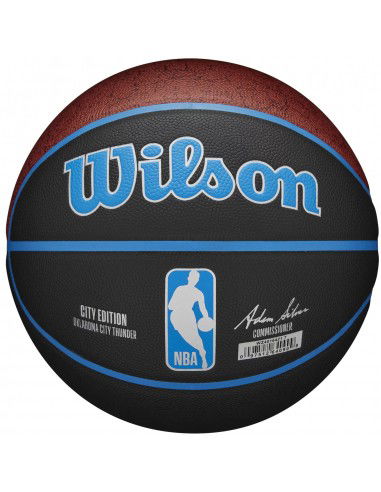 Wilson NBA Team City Collector Oklahoma City Thunder Ball WZ4016421ID Wilson NBA Team City Collector Oklahoma City Thunder Ball WZ4016421ID