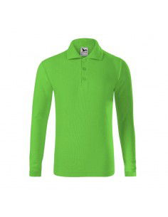 Malfini Pique Polo LS Jr polo shirt MLI24192 green apple 2