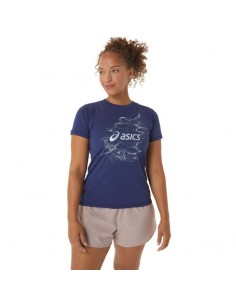 Asics Nagino Graphic Run SS Top W 2012C752405 Tshirt