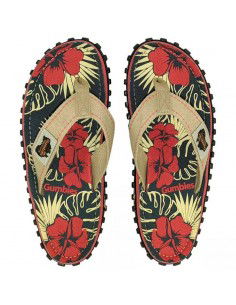Gumbies Islander Denim Hibiscus FlipFlops GUFFISL109