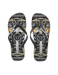 Philipp Plein M IMPS901 men's flipflops