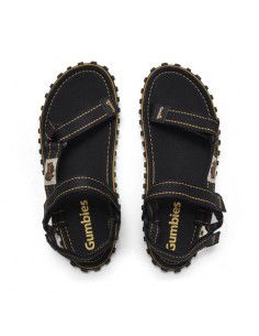 Gumbies Tracker Sandals Unisex Black M GUSATRA001