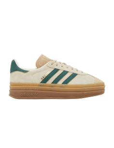 adidas Gazelle Bold Magic Beige Collegiate Green Women's ID7056 MBS