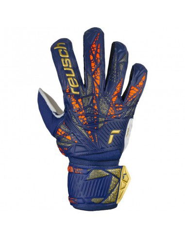 Reusch Attrakt Grip Jr 5472815 4410 goalkeeper gloves Reusch Attrakt Grip Jr 5472815 4410 goalkeeper gloves