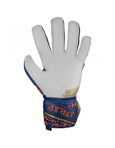 Reusch Attrakt Grip Jr 5472815 4410 goalkeeper gloves Reusch Attrakt Grip Jr 5472815 4410 goalkeeper gloves