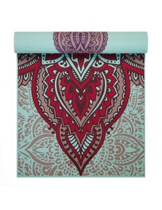 Yoga mat Gaiam Ara Rouge reversible 6 mm 63368