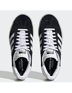 adidas Gazelle Bold Core Black White Women's HQ6912 MBS 2