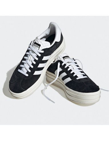 adidas Gazelle Bold Core Black White Women's HQ6912 MBS adidas Gazelle Bold Core Black White Women's HQ6912 MBS
